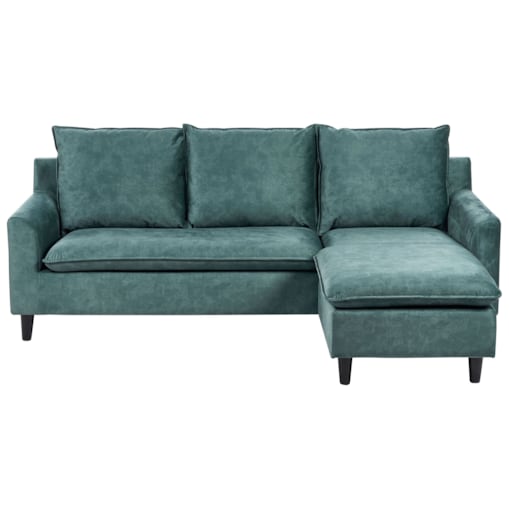 Narożnik ELVENES Lazurowy Welur