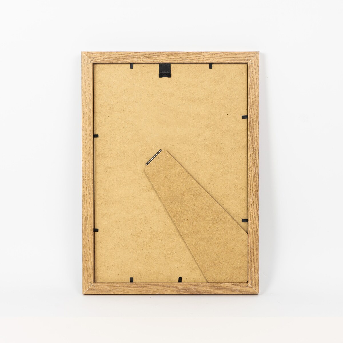 Ramka na zdjęcia 21x29,7 cm dębowa rama MDF z plexi do powieszenia pion poziom klasyczna prostokątna ramka FRAMAI®