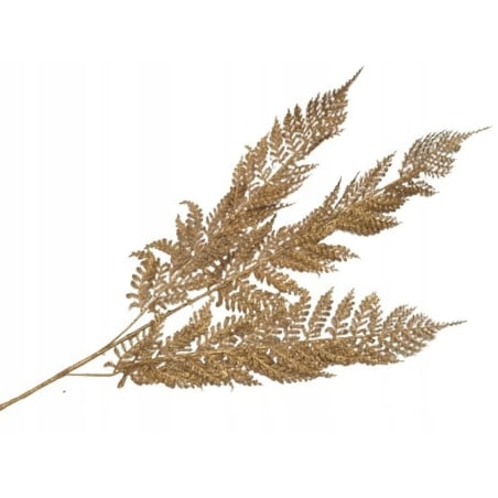 GAŁĄZKA SZTUCZNA PAPROCI ZŁOTA dodatek dekoracja stroika stołu duża długa