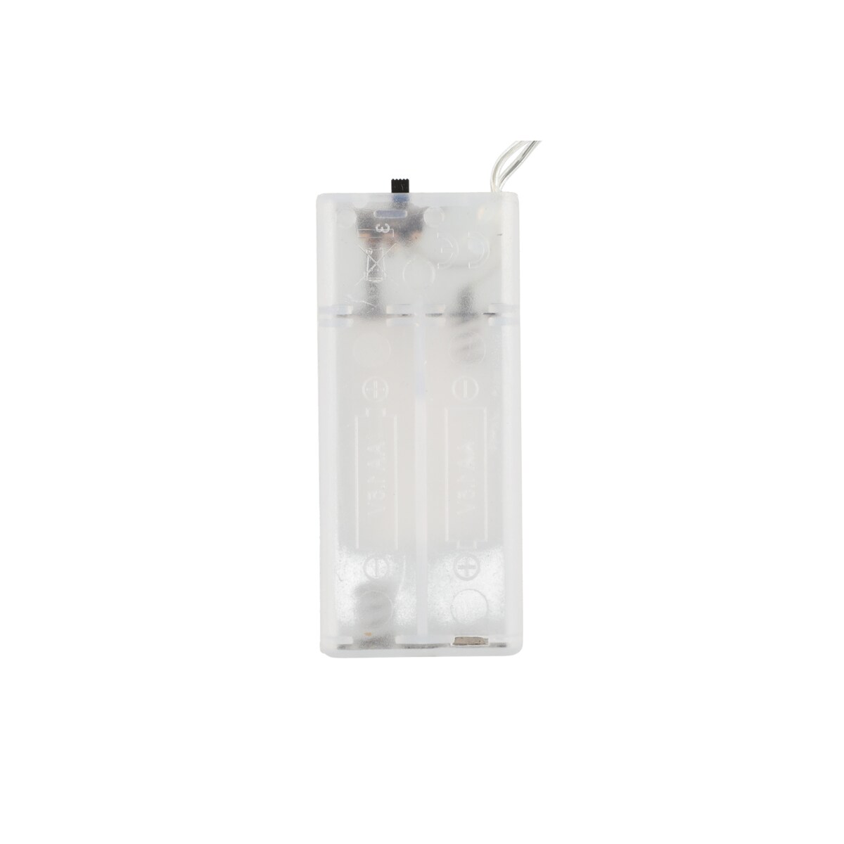 Gwiazda papierowa LED 43 cm, na baterie