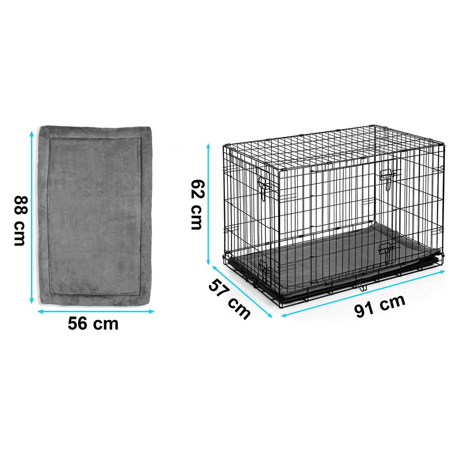 Klatka dla psów + legowisko 77x54x60cm Pethaus 620000-606000