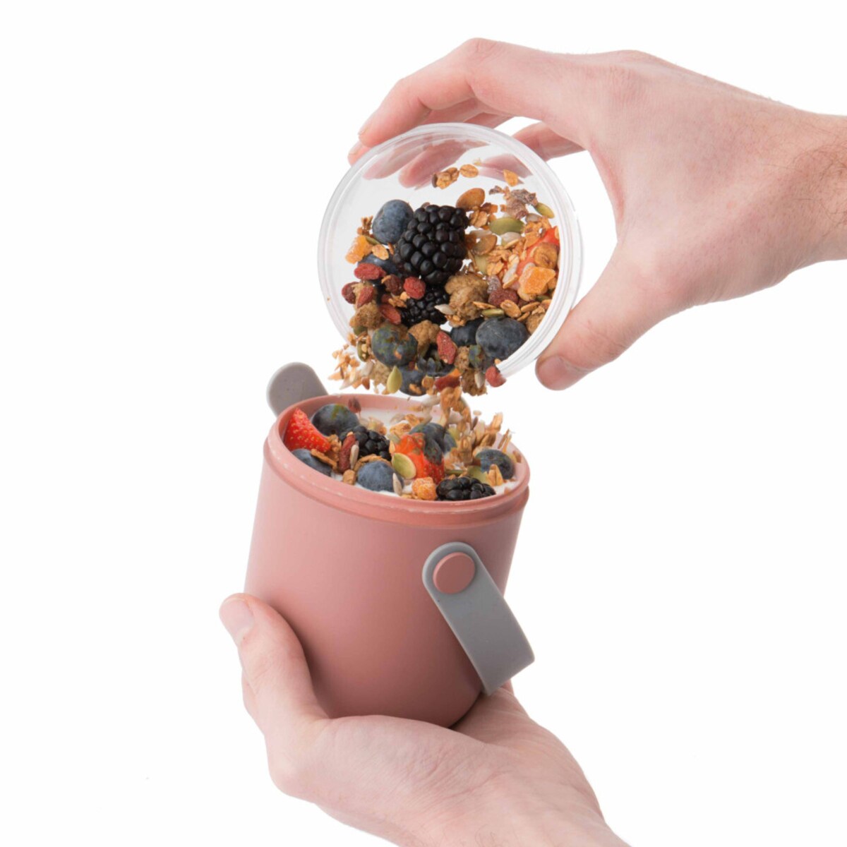 Podwójny pojemnik obiadowy, różowy BergHOFF