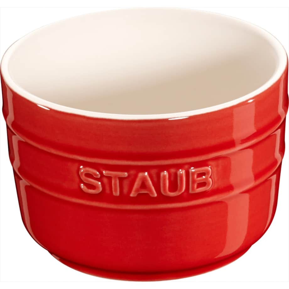 Staub Mini Ramekin Okrągły, 2 szt. - 200 ml, Czerwony