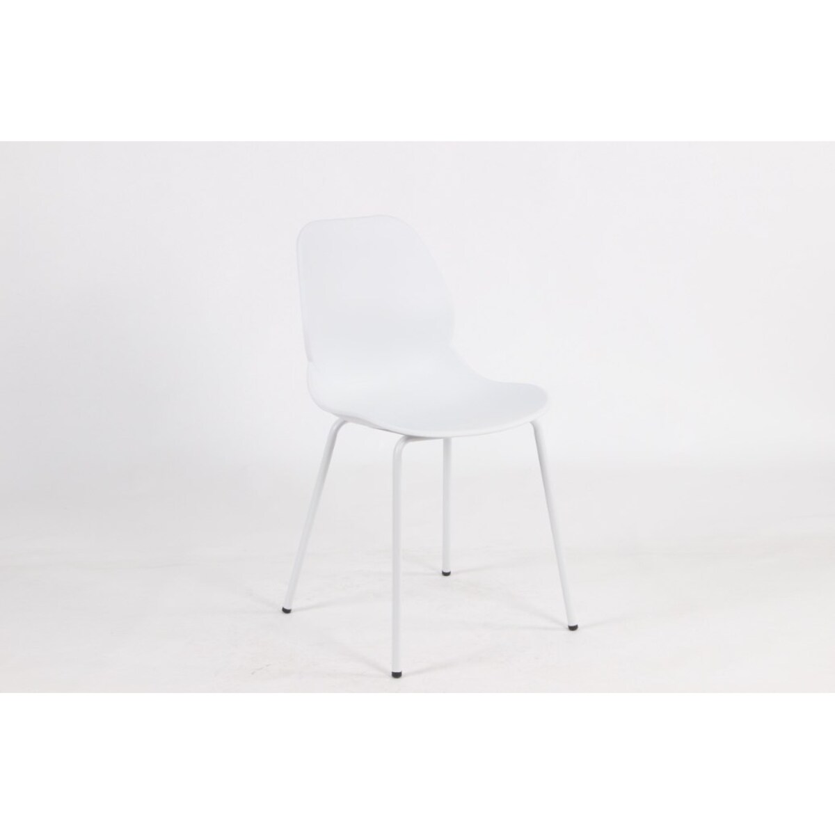 Krzesło Aria KH010100936 z profilowanym siedziskiem białe