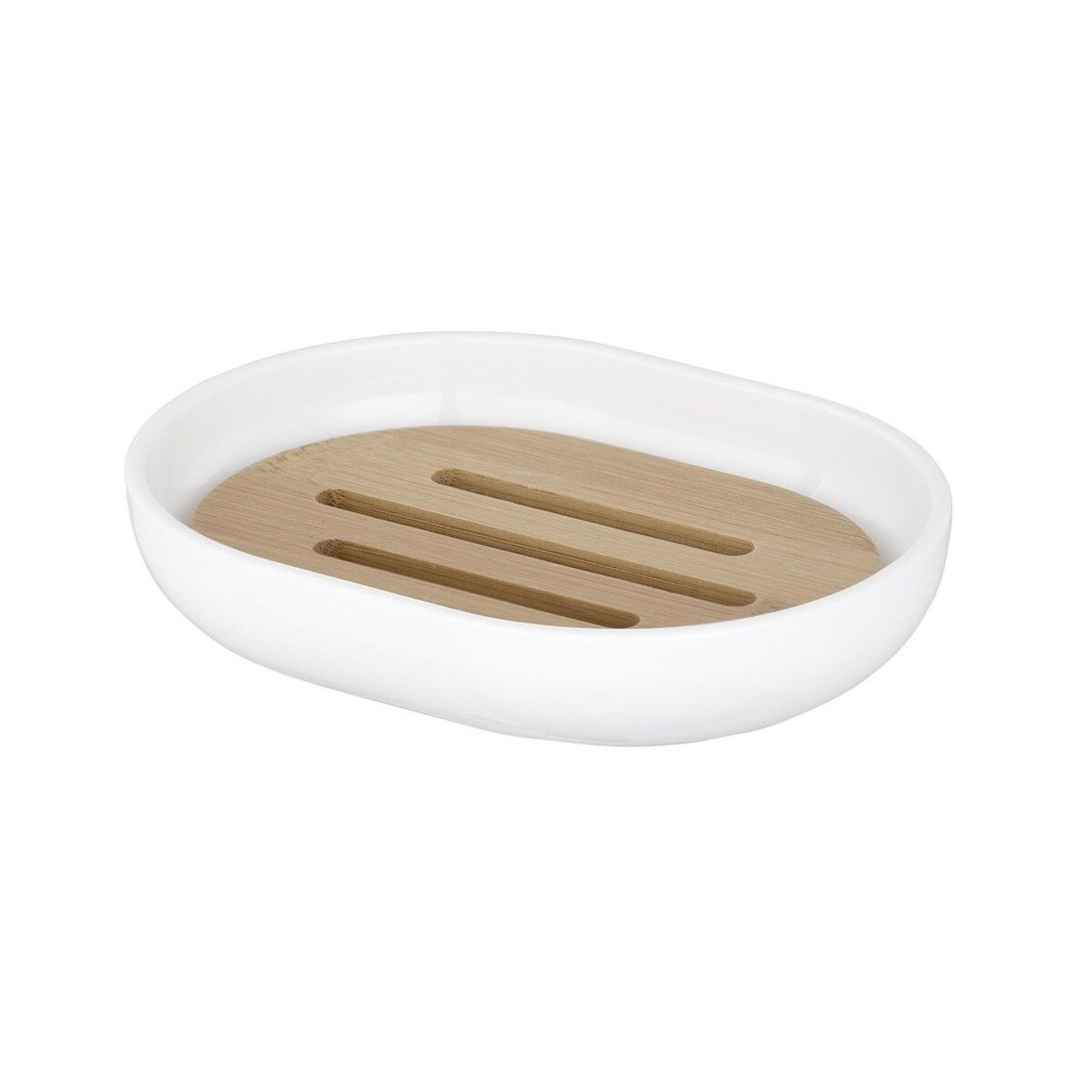 Mydelniczka POSA z bambusa i tworzywa sztucznego, łazienkowa tacka w stylu skandynawskim - WENKO