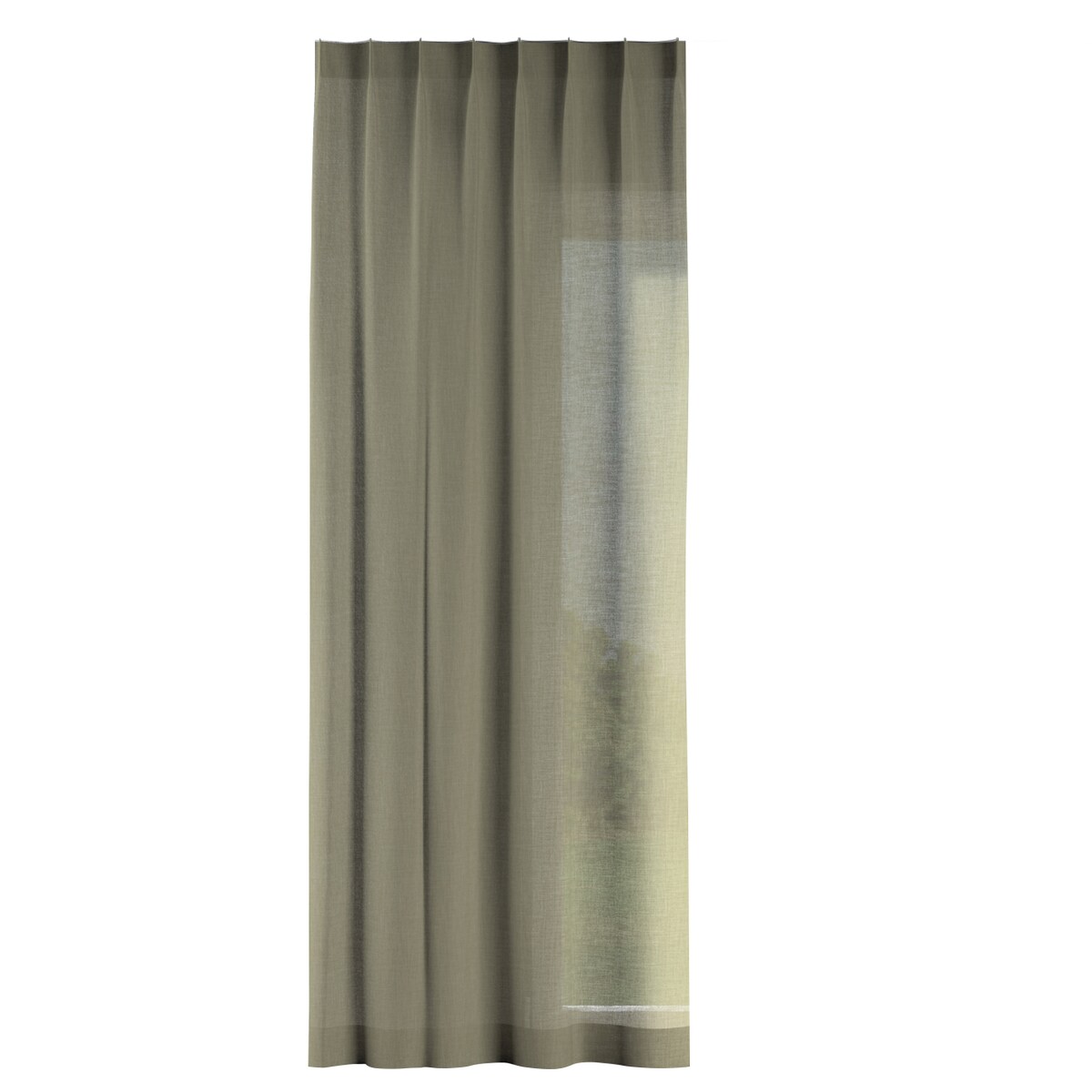 Zasłona na haczykach flex pojedynczych 130x260 zielony