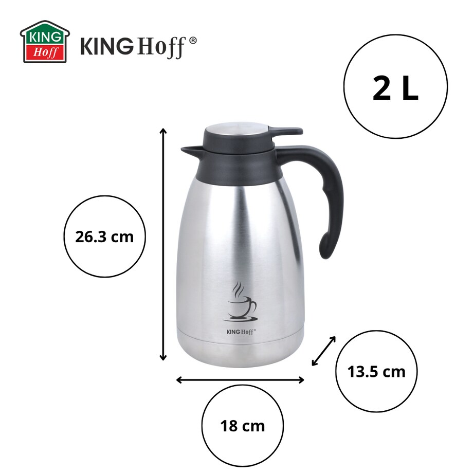 Kinghoff termos na kawę i herbatę 2l 63232