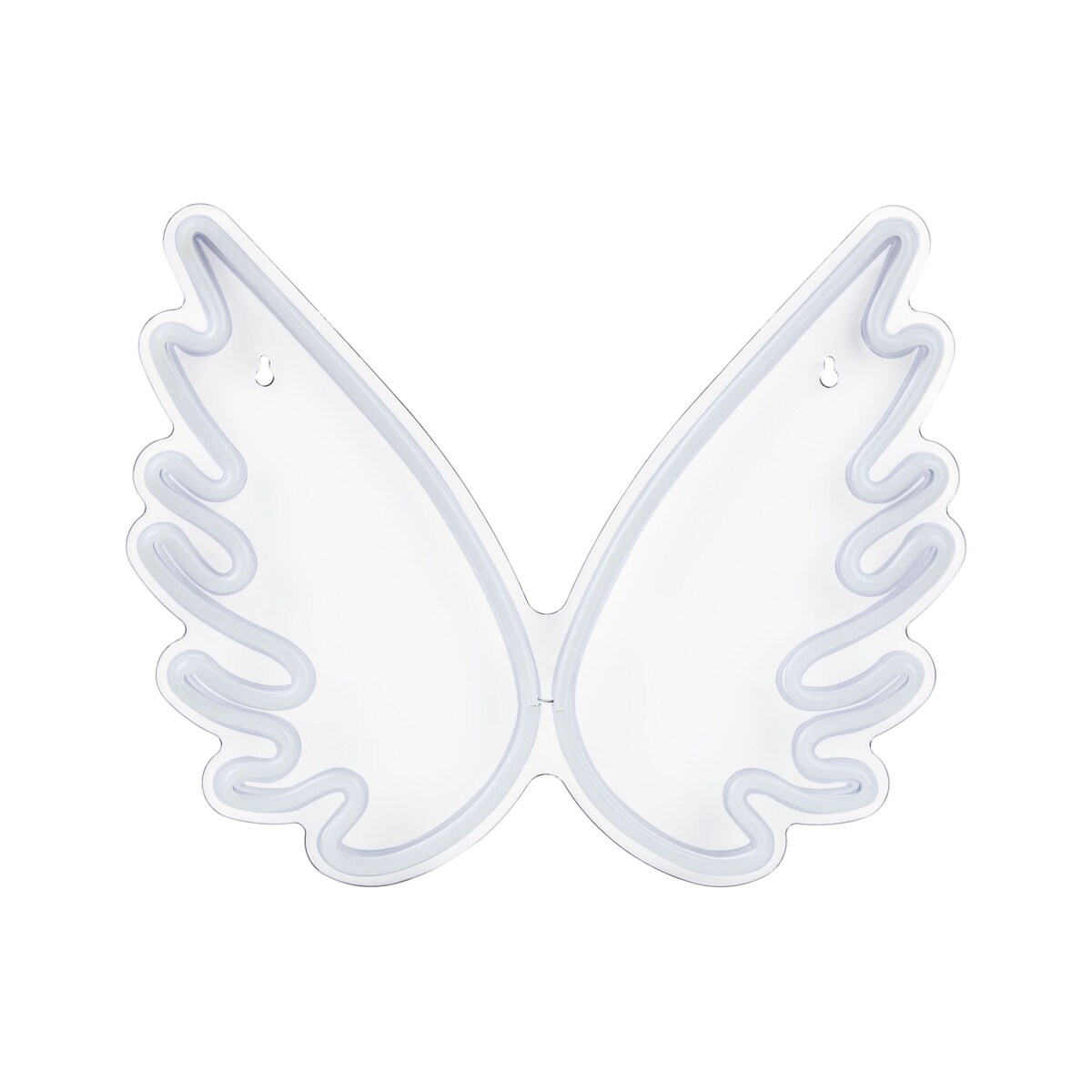 Neon ścienny LED skrzydła anioła biały GABRIEL