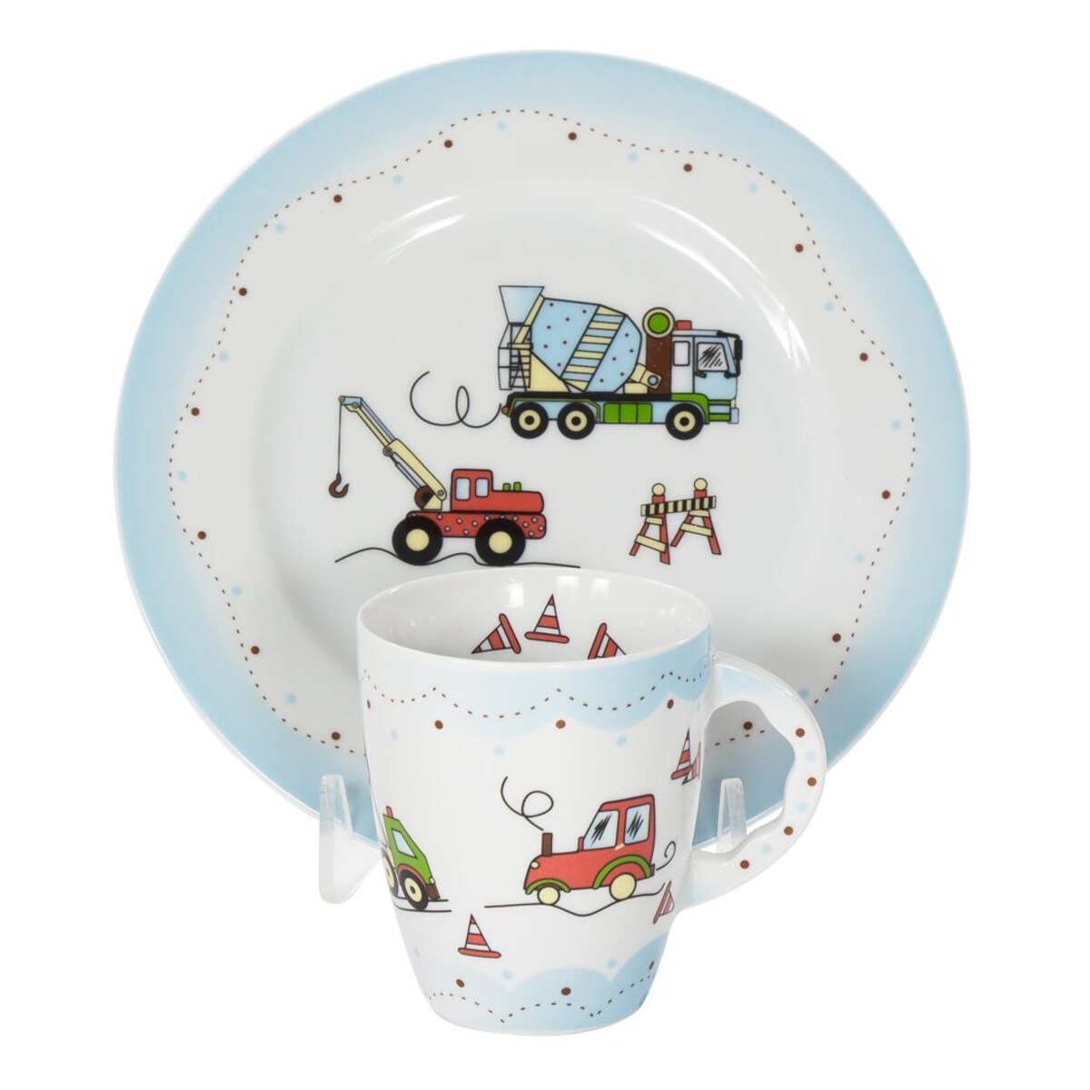 Zestaw dziecięcy dla 1 osoby 4 el. Samochody G475