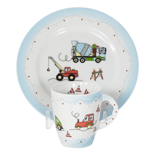 Zestaw dziecięcy dla 1 osoby 4 el. Samochody G475