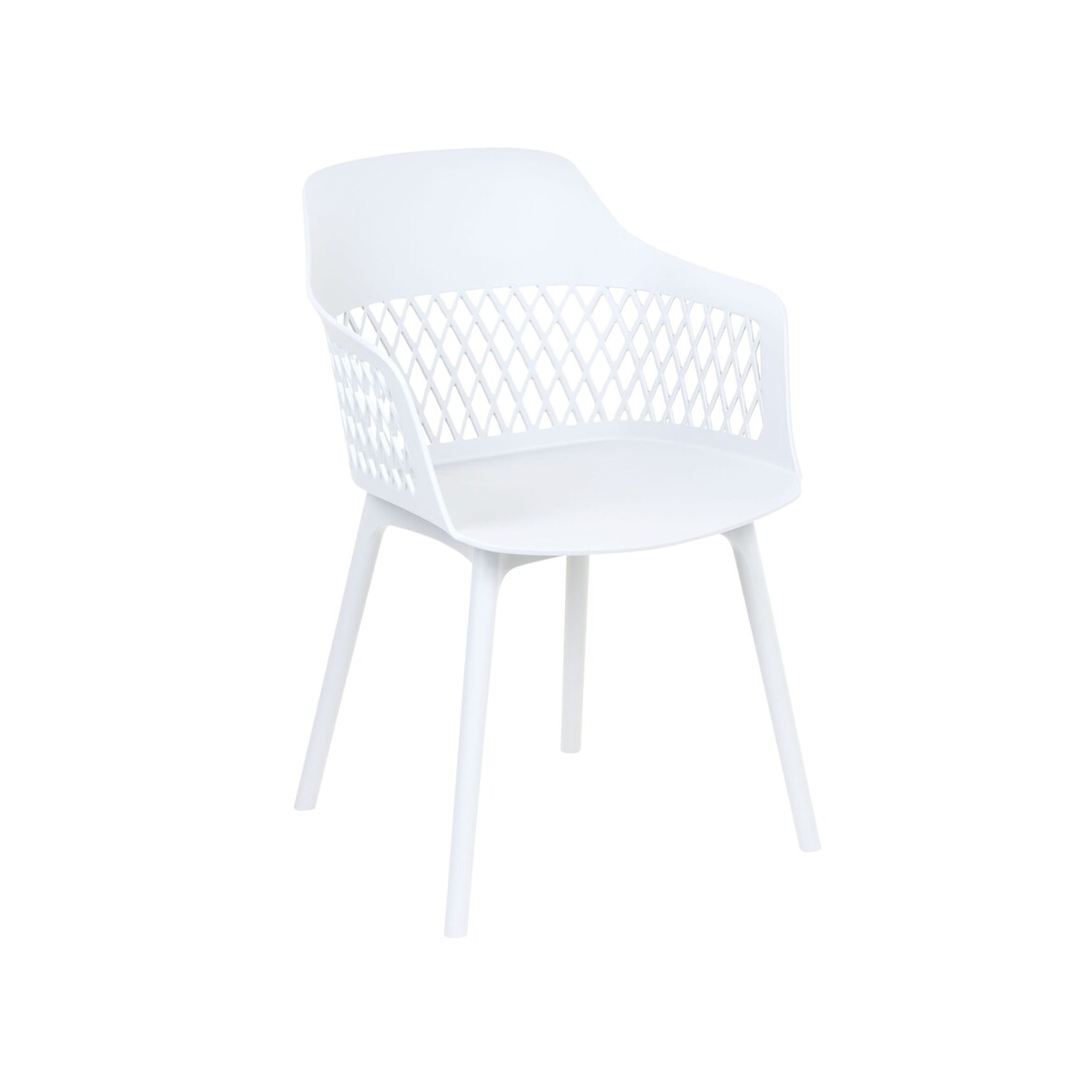 Zestaw 2 krzeseł do jadalni biały ALMIRA