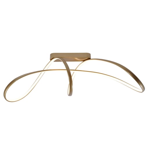 Ledowa lampa sufitowa Fermi 20026C-GD Zumaline 50W 3000-6000K do jadalni złota