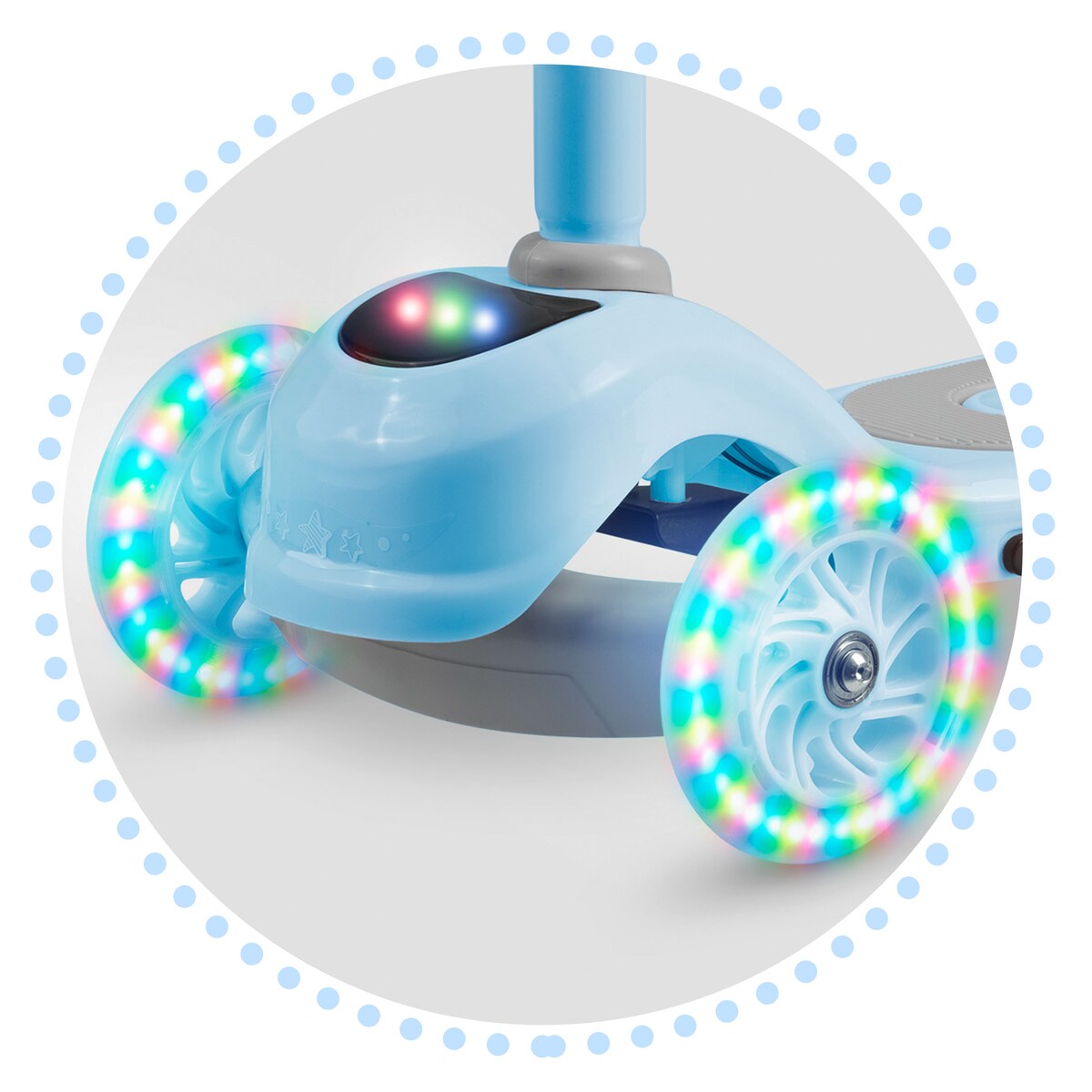 Hulajnoga trójkołowa dla dzieci Ricokids Piko niebieska