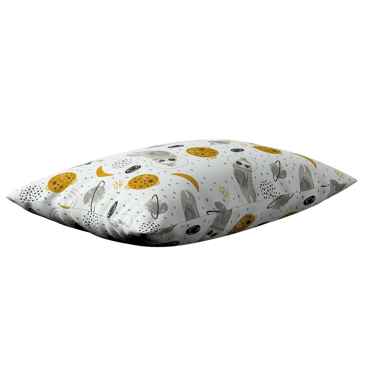 Poszewka Milly prostokątna 60x40 biało-szara