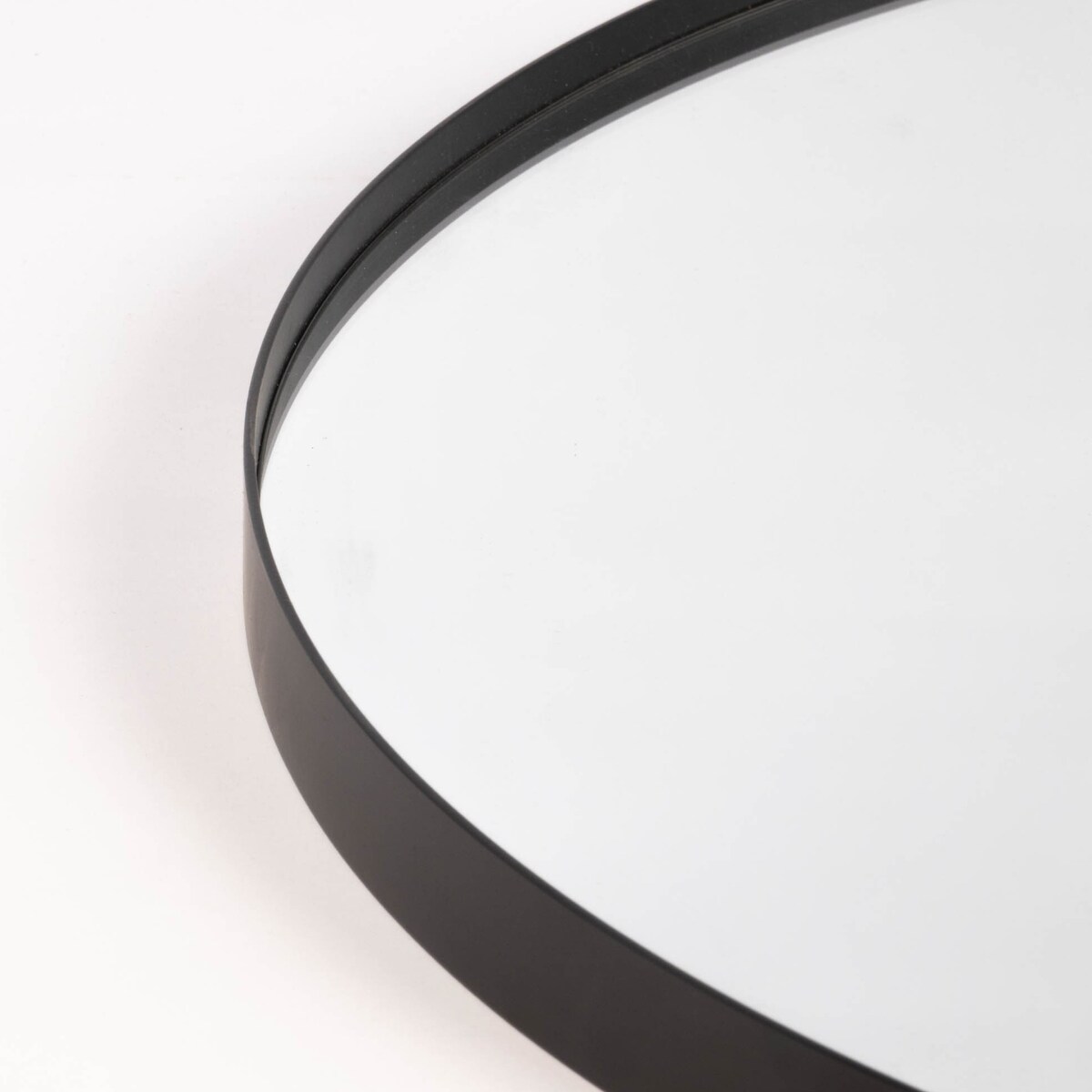 Lustro okrągłe NOOR, metalowa rama, Ø 80 cm