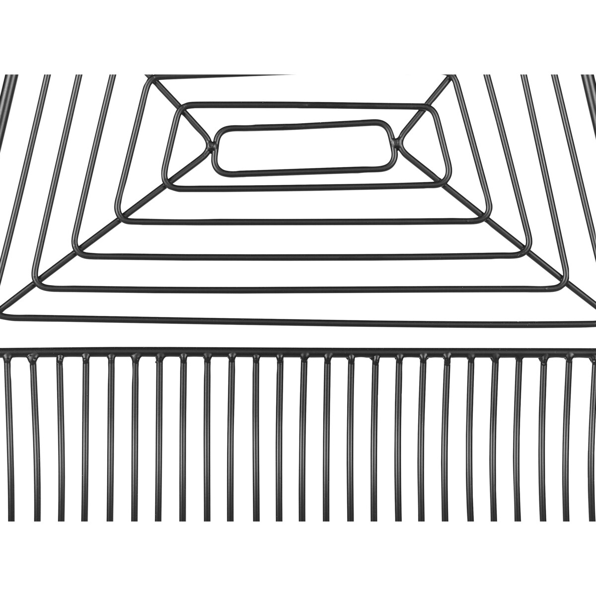 Zestaw 2 krzeseł barowych metalowy czarny BISBEE