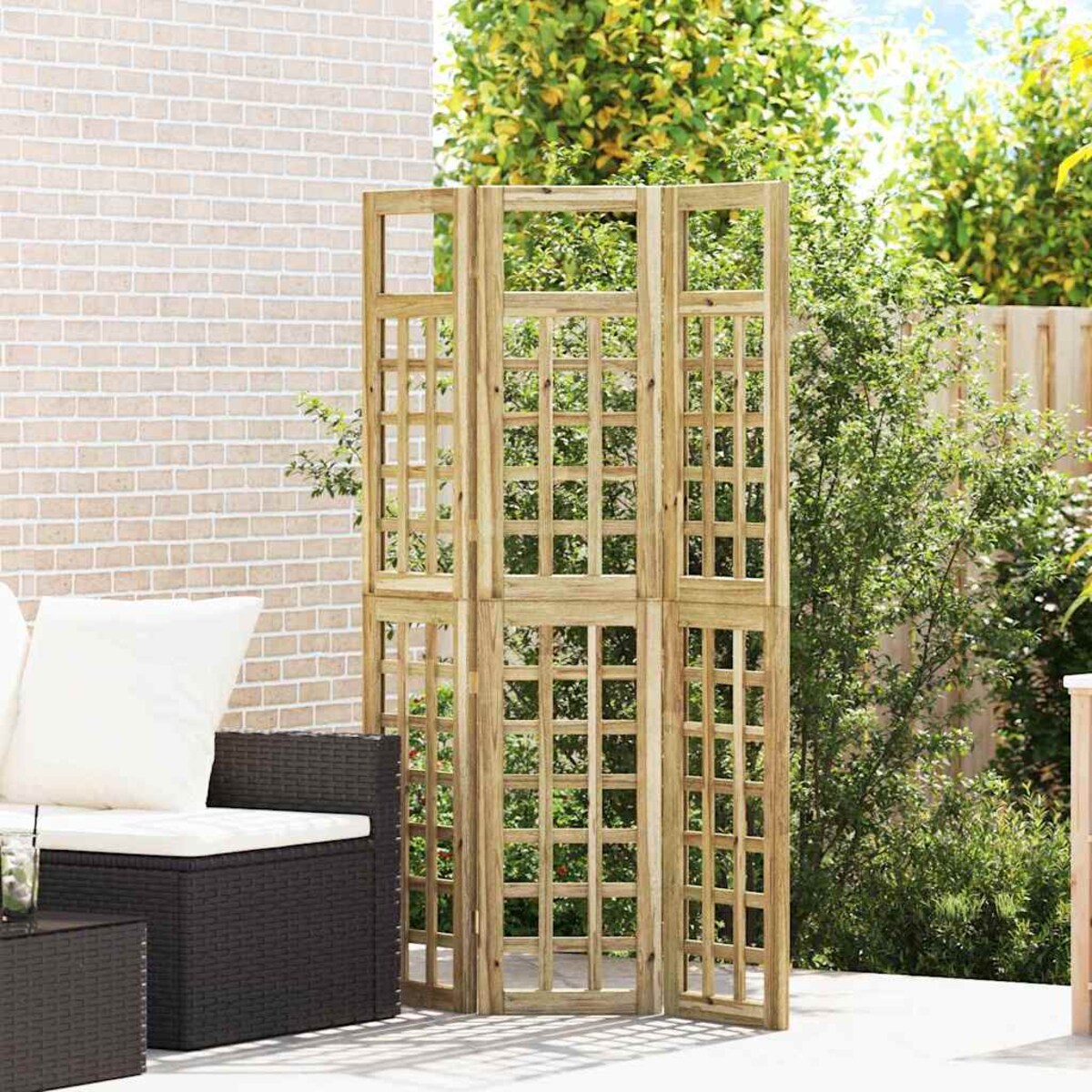 vidaXL Zewnętrzna osłona prywatności Brązowy 120 x 180 cm
