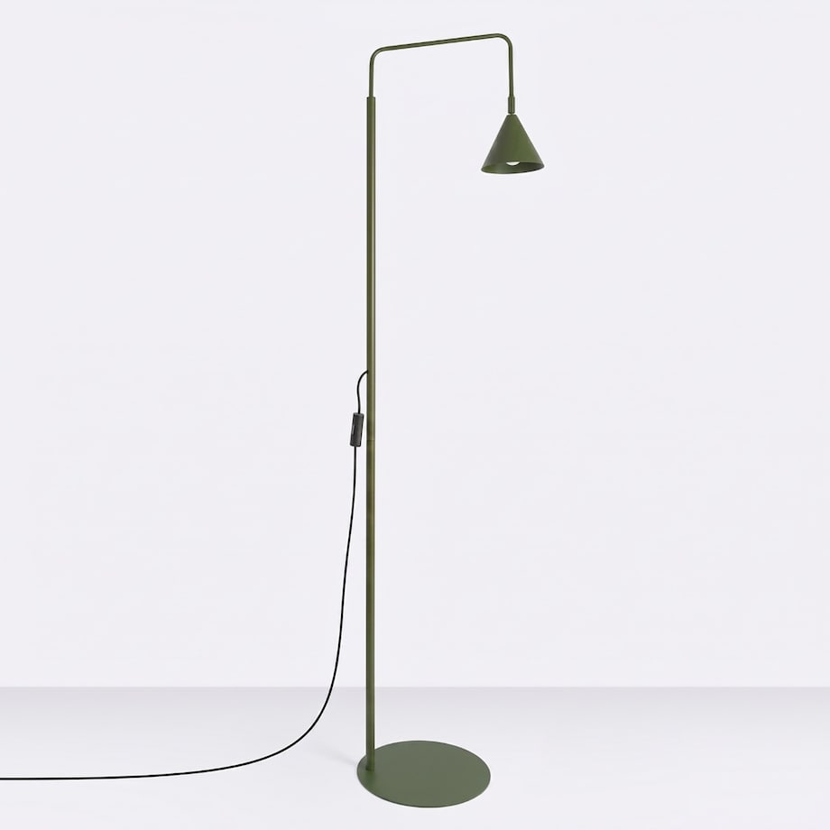 Lampa podłogowa NOX zielona oliwka