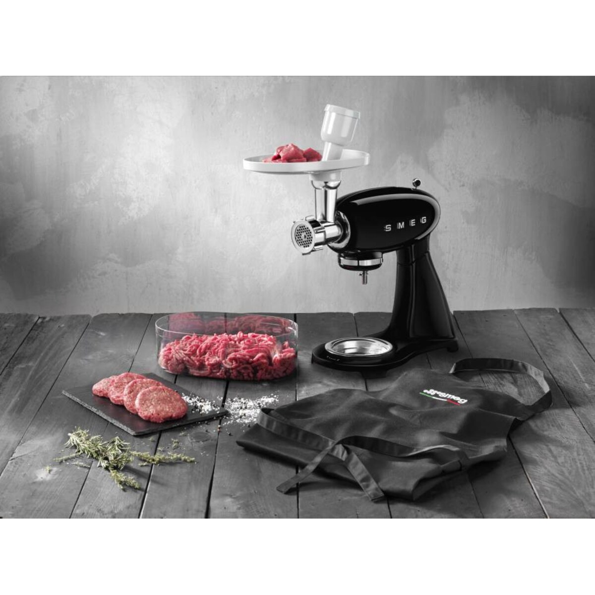 Mikser planetarny czarny 50's Style, SMEG