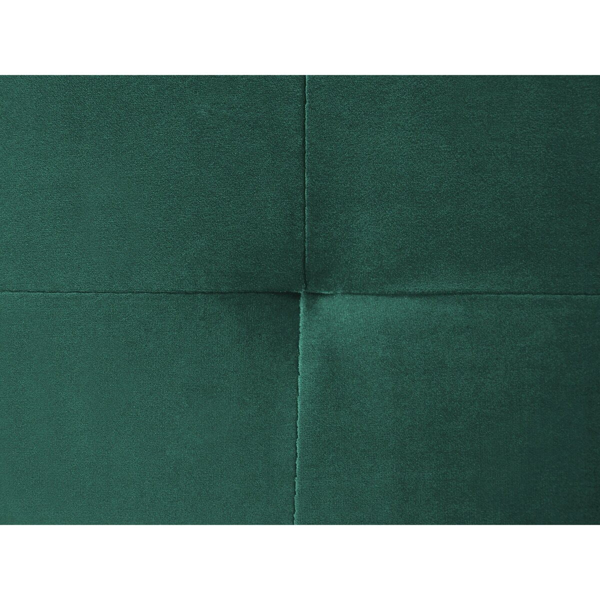 Narożnik welurowy lewostronny zielony NORREA
