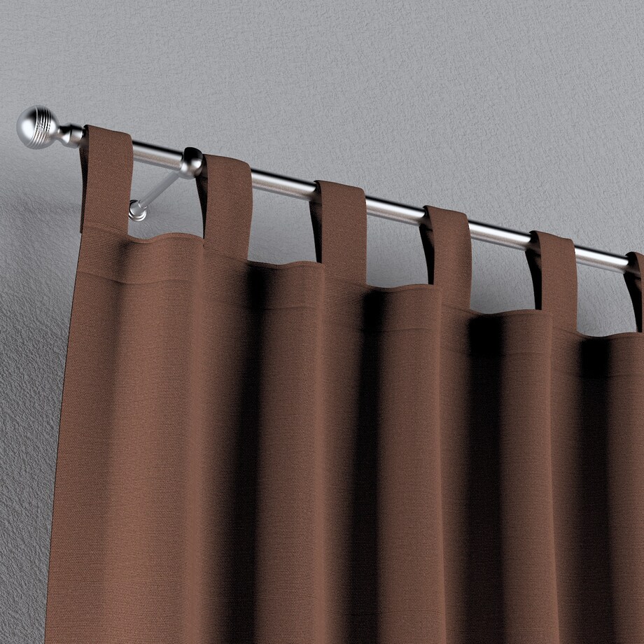 Zasłona na szelkach 1 szt. 130x245 brązowy