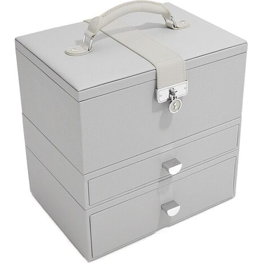 Szkatułka na biżuterię Stackers Luxury classic zieleń szałwiowa