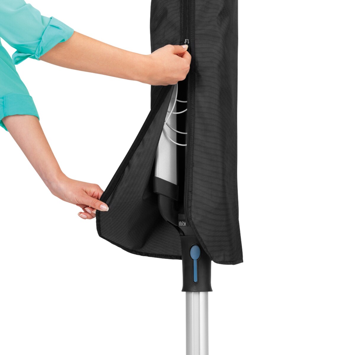 Suszarka ogrodowa Lift O Matic 50m szara do gruntu + pokrowiec 100246