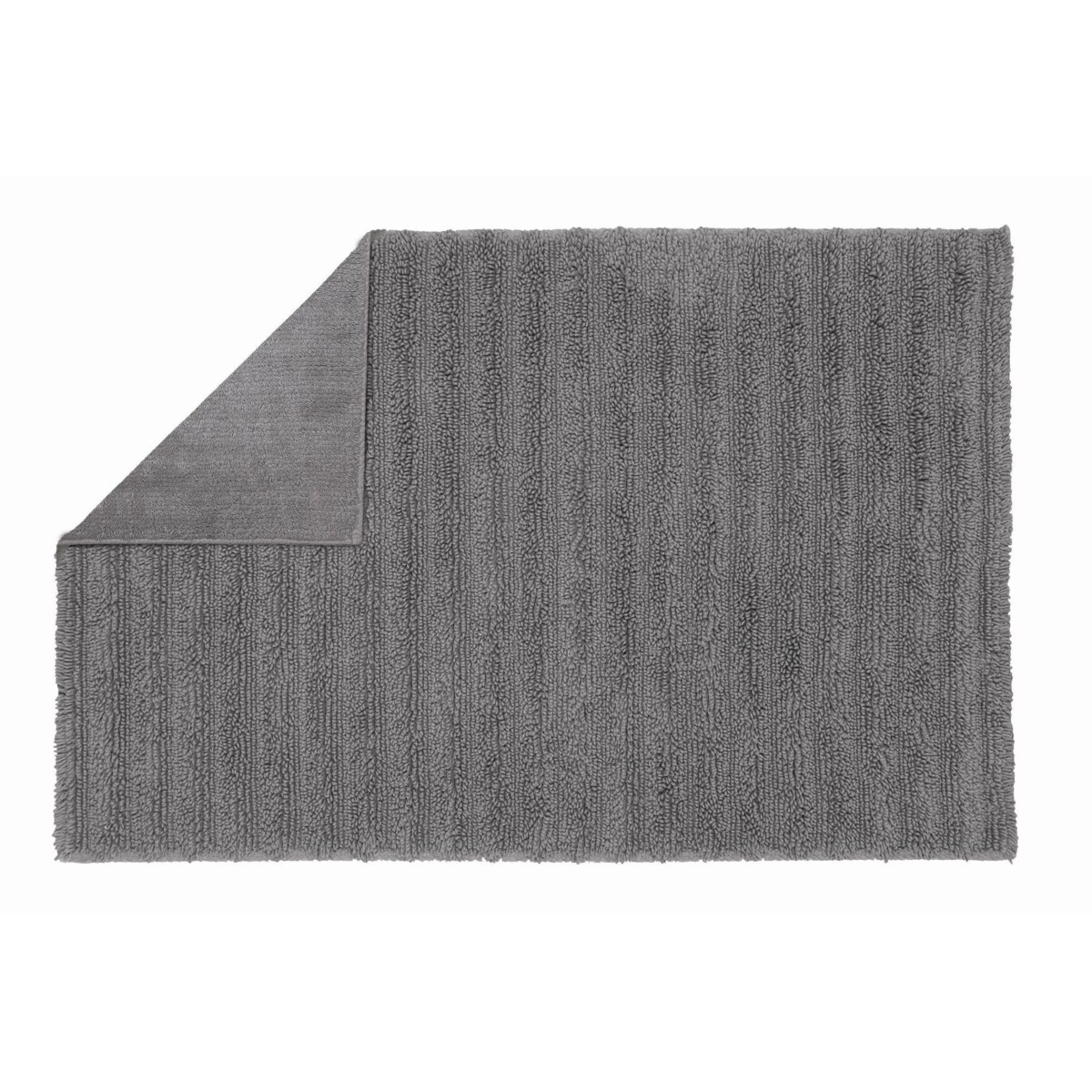 Kleine Wolke Yara Ekologiczny Dywanik łazienkowy ciemny szary 70x120 cm ECO CARE