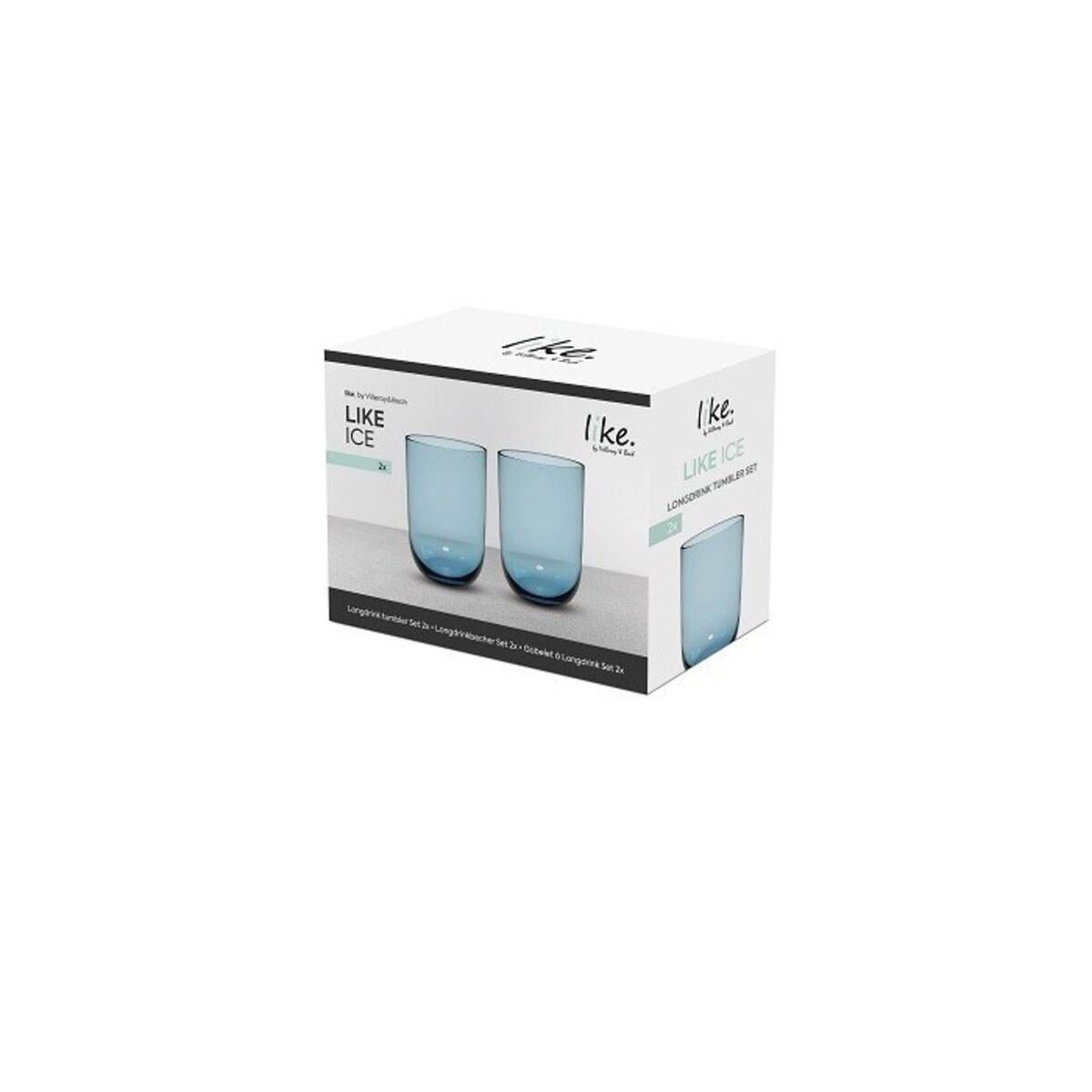 Zestaw 2 szklanek do wody Like Ice, 385 ml, Villeroy & Boch