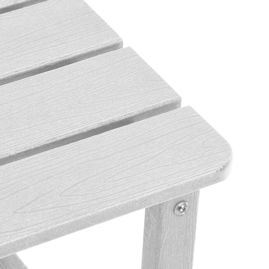 vidaXL Stolik Adirondack Biały 38x38x45 cm HDPE