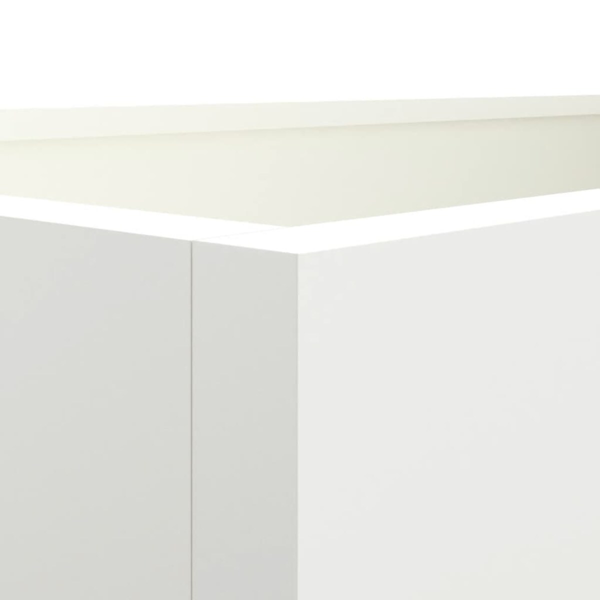 vidaXL Donica, biała, 62x30x29 cm, stal