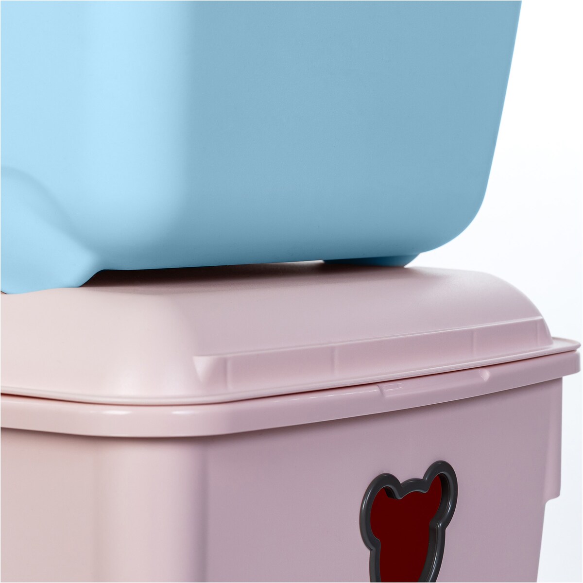 Pojemnik Plastikowy Na Zabawki 40 L Duży Miś Niebieski