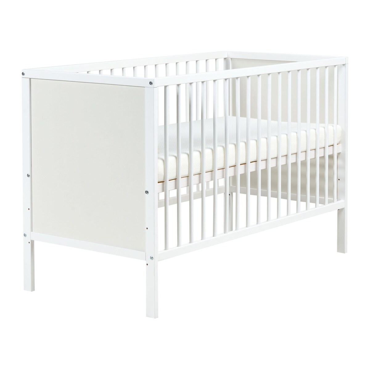 Łóżeczko dziecięce ZAMA 60 x 120 cm Biały