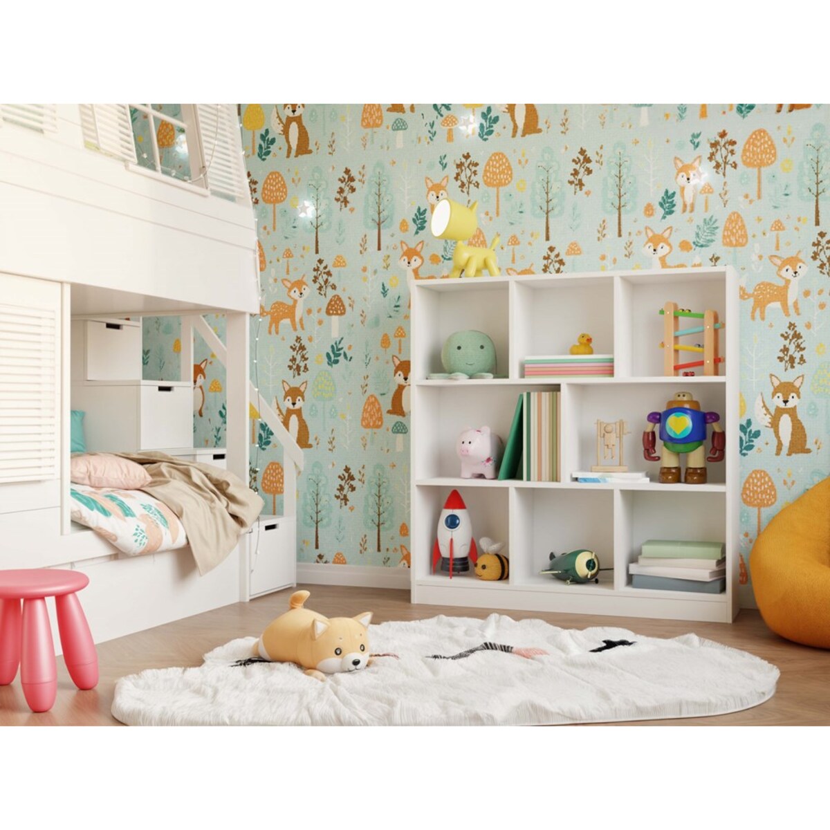 Regał Fiesta 8P Biały