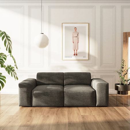 Villet Sofa 2 osobowa antracytowa