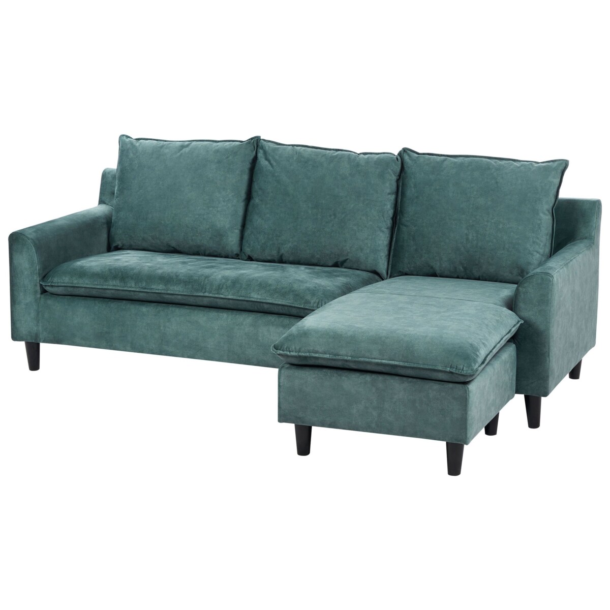 Narożnik ELVENES Lazurowy Welur