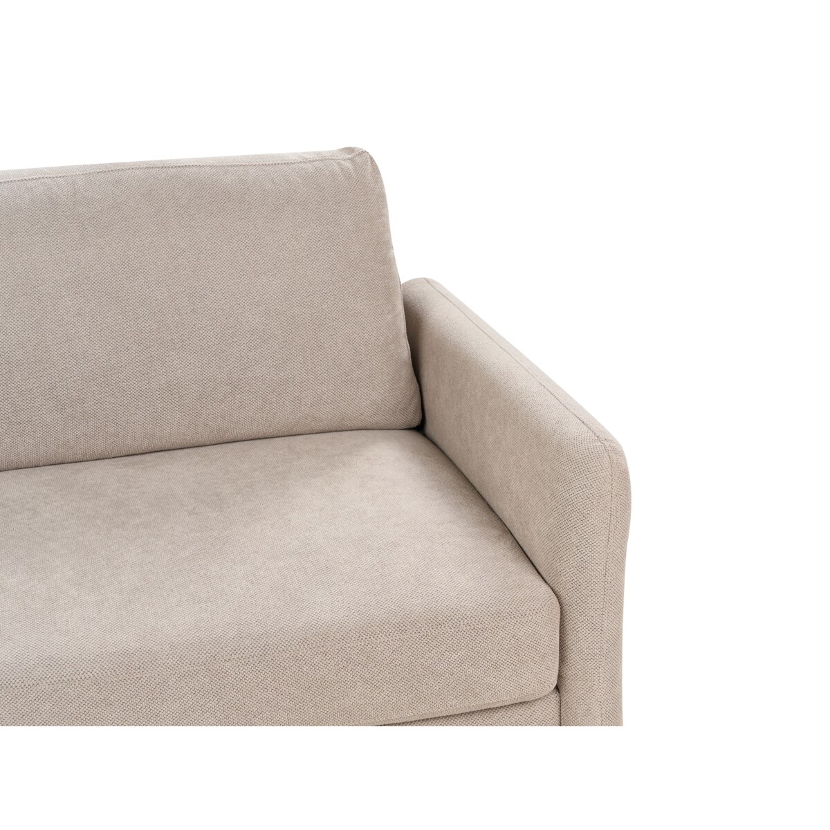 Sofa 3-osobowa z pojemnikiem beżowoszara MARE