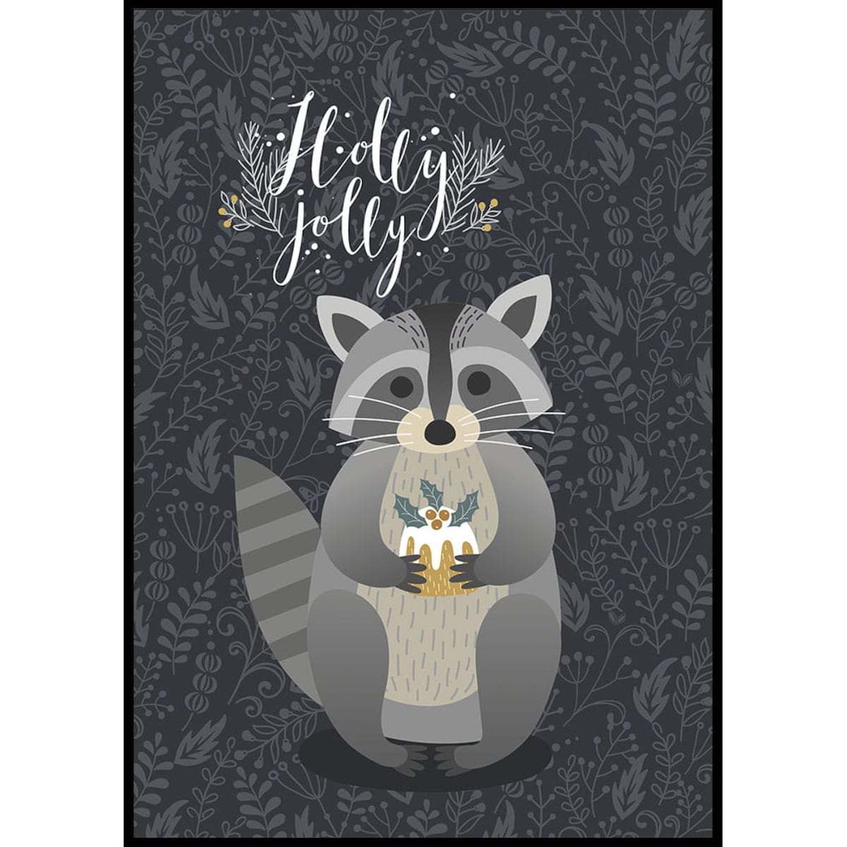 plakat świąteczny szop pracz 50x70 cm