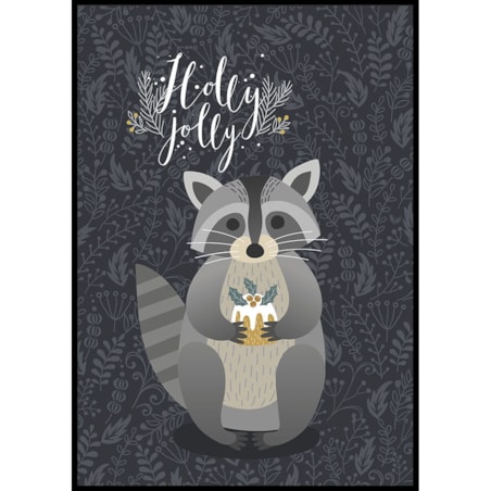 plakat świąteczny szop pracz 50x70 cm