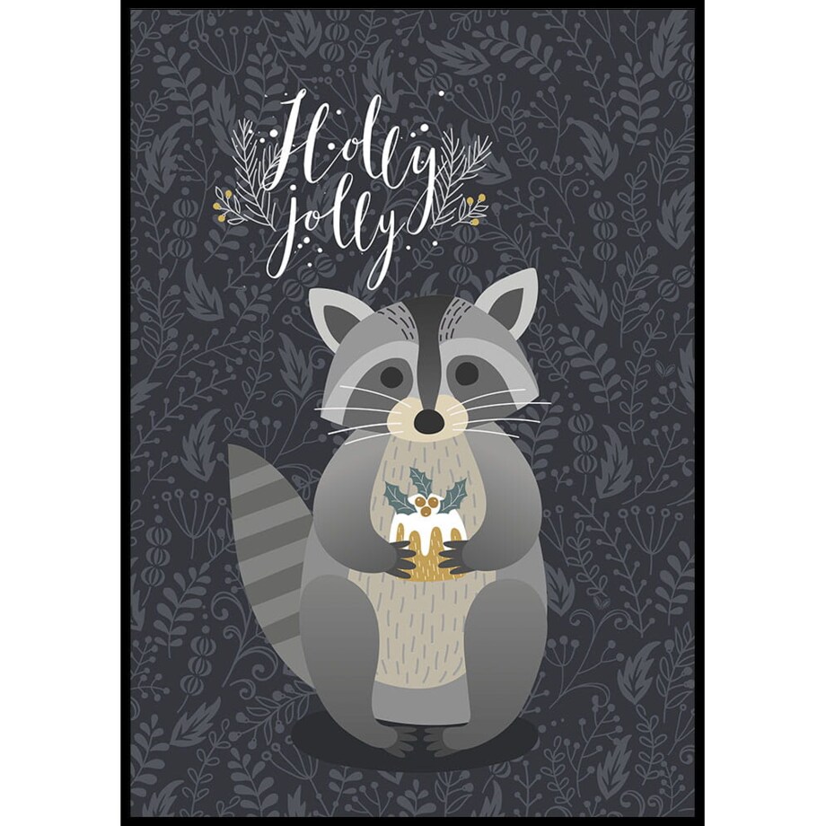 plakat świąteczny szop pracz 50x70 cm