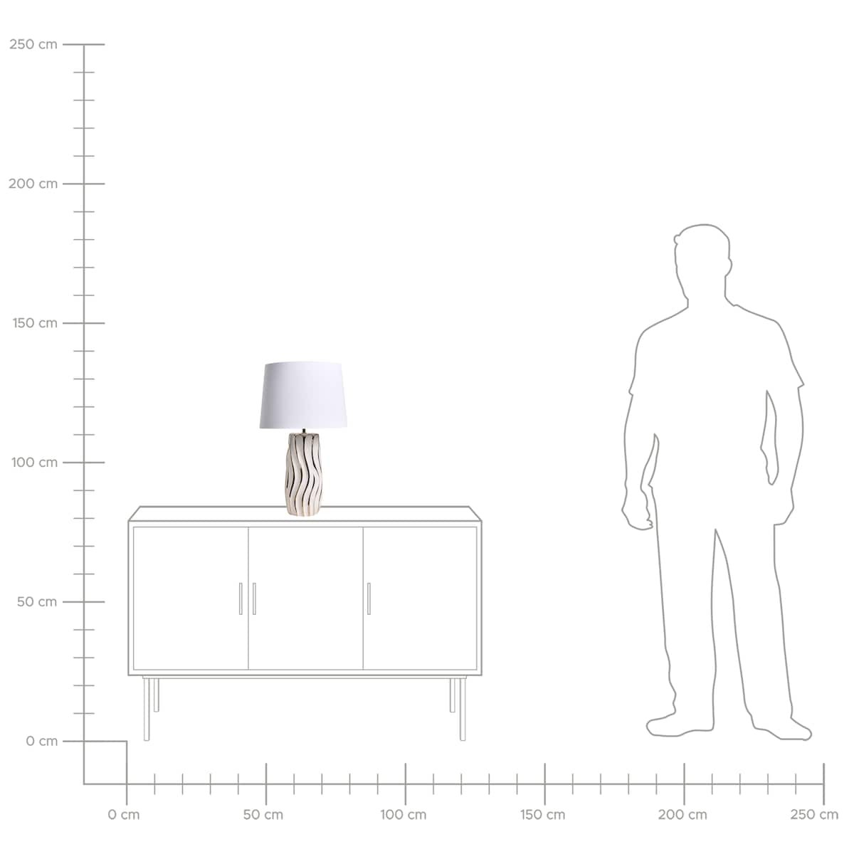 Lampa stołowa PATUCA Ceramika Biały