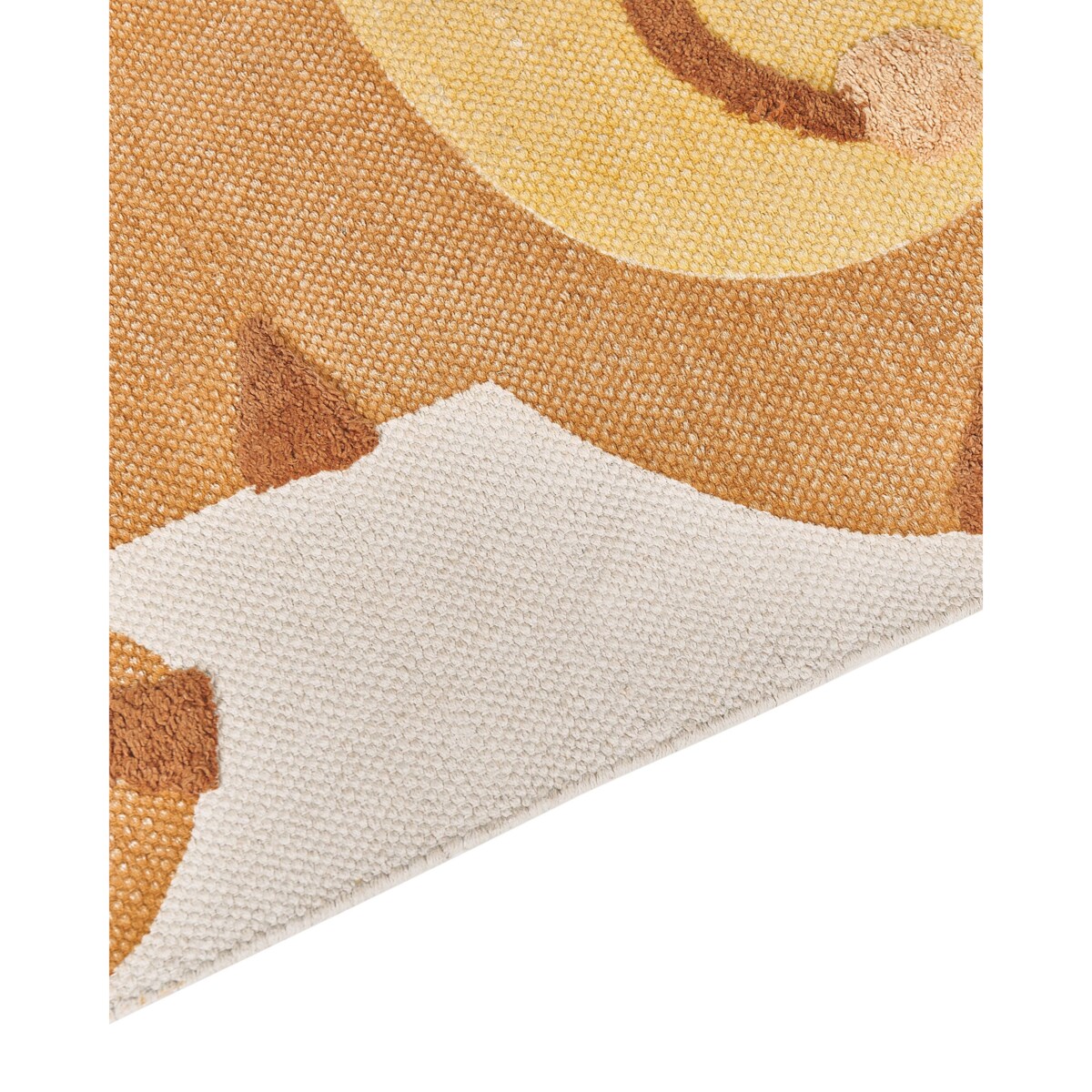 Dywan dziecięcy bawełniany motyw tygrysa 80 x 150 cm wielokolorowy SIGLI