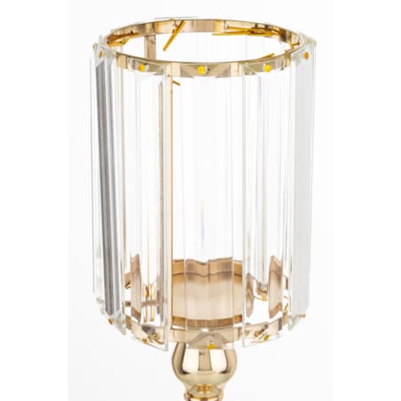 Świecznik kryształowy 32x11 cm YULI