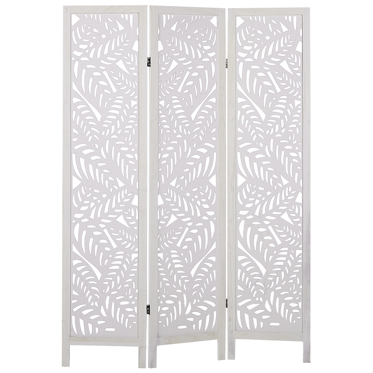 3-panelowy parawan pokojowy MELAGO Biały 122 cm 170 cm