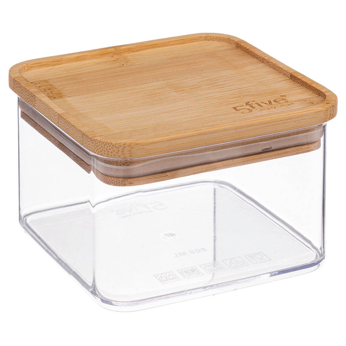 Pojemnik na produkty sypkie ESKE, bambusowa pokrywka, 500 ml