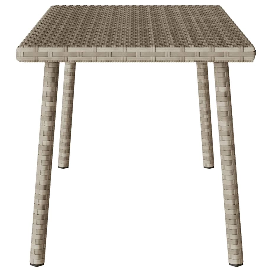vidaXL Stolik kawowy ogrodowy prostokątny jasnoszary 80x40x37 cm
