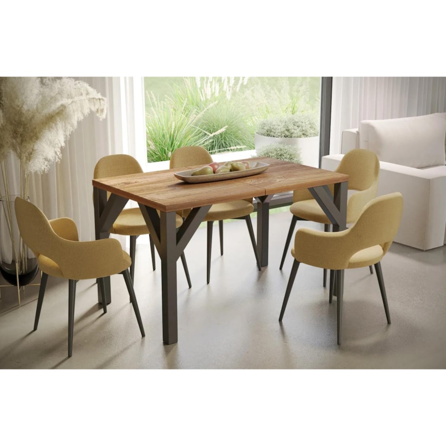 Stół rozkładany BALTIKA 130(240)x90 dąb stirling