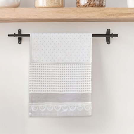 Ścierka bawełniana kuchenna 50x70 Zefirek jasno szara