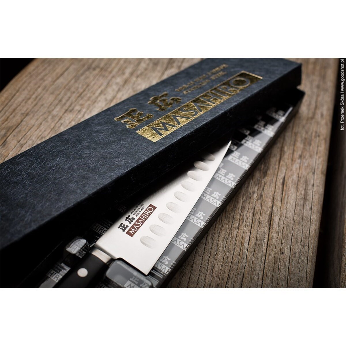 Masahiro nóż Mv-h Chef Dimple 180mm 14980