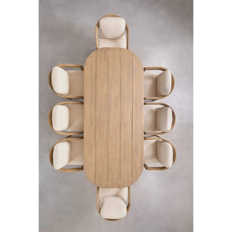 Wazon szklany czarno-zielony 40x12x12 cm STRIITA